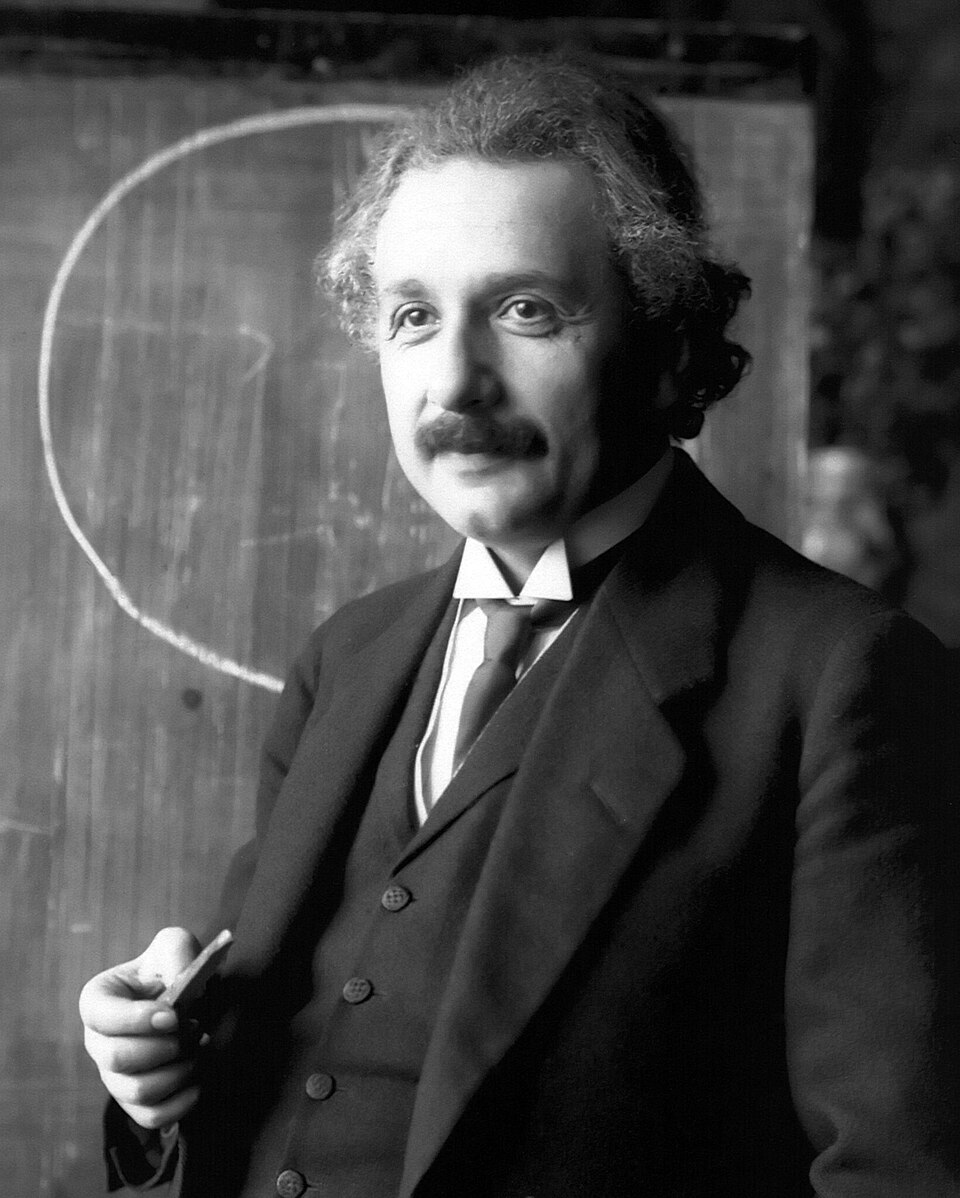 Portrait of Albert Einstein in 1921