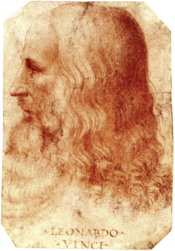 Portrait of Leonardo da Vinci