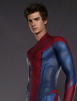 Andrew Garfield as Peter Parker and Spider-Man in The Amazing Spider-Man films
